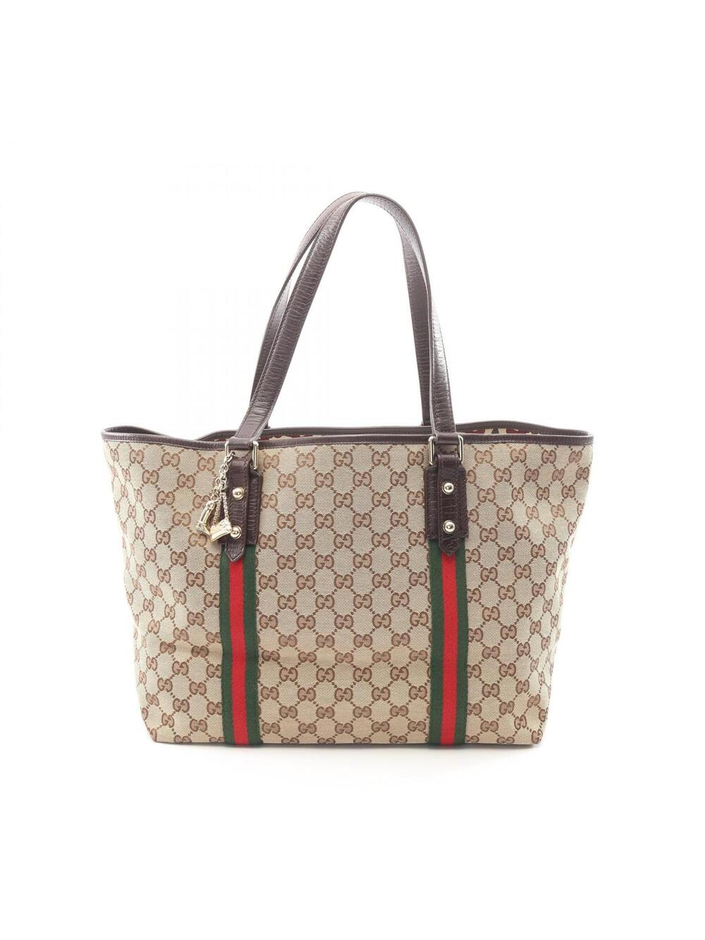 Gucci Gg Canvas Sherry Line Tote #289649G78B
